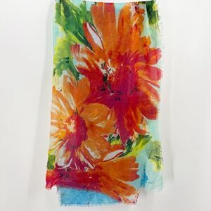 Aqua  Floral Wrap NEW!